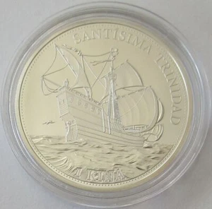 Papua-Neuguinea 1 Kina 2017 Schiffe Santisima Trinidad Silber - Bild 1 von 2
