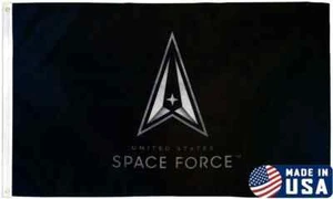 Fuerza Espacial de los Estados Unidos 3x5 pies Hecho en Estados Unidos Militar Espacio Delta USSF Bandera de Nylon - Imagen 1 de 3