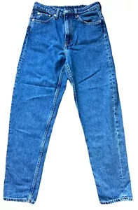 Weekday Lash Jeans Ballon Thigh Tapered Ankle Damen W28 L29" High Rise blau - Bild 1 von 10