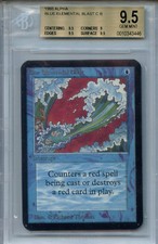 MTG Alpha Blue Elemental Blast BGS 9.5 Gem Mint Magic Card Amricons 3446