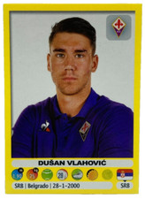 2018-19 Football Sandwiches - Dusan Vlahovic #165 RC Rookie Sticker - Florentine