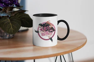 Nezuko Kick Demon Slayer Anime Graphic Art Coffee Mug 11 oz - Picture 1 of 1
