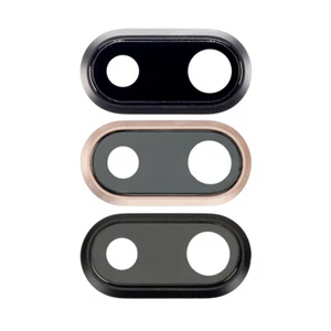 Rear Back Camera Glass Lens Cover Metal Frame For iPhone 8 Plus - Picture 1 of 5
