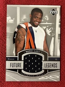 2005 Upper Deck MAURICE CLARETT Future Legends #FL-MC Rookie Trikot Event getragen - Bild 1 von 2