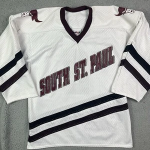 Vintage South St Paul Packers Hockey Jersey High School Hockey Minnesota MN - Picture 1 of 9