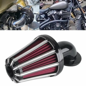Kit de admisión de filtro de sistema de aire negro para Harley Touring 17-23 Road Glide - Imagen 1 de 11