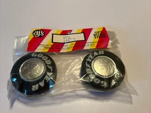 NOS AJ's 0203-1 Foam Goodyear Off Road R/C Vehicle Tires 2 Pack With Caps Sealed - Picture 1 of 2