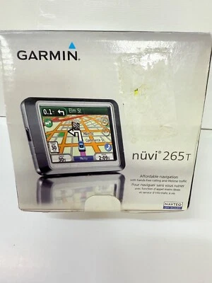 Garmin Nuvi 265t GPS Navigation system FM Traffic receiver USB Bluetooth - Image 1 of 4