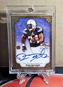 2010 Topps Five Star Ryan Mathews Certified Auto Issue RC Rookie 085/100 #A-RM - Imagen 1 de 2