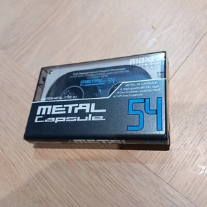 MAXELL METAL CAPSULE 54 kaseta magnetofonowa/D134 - Zdjęcie 1 z 3