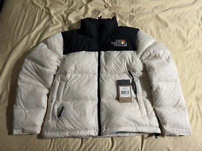 The North Face Gardenia White 1996 Retro Nuptse Pride 700 Down Womens 5 M - Image 1 of 3