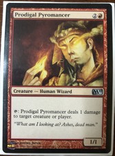 PRODIGAL PYROMANCER Magic 2011 MTG Magic the Gathering Cards