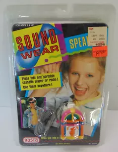 Nasta Sound Wear Juke Box Altoparlante Vintage 1989 Pacchetto Sigillato Retro anni '90 Senza prezzo di riserva - Foto 1 di 2