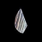 Perle pendentif agate mexicaine 38 x 18 x 3 mm HE309067
