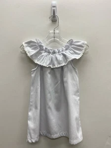 Kelly's Kids SIZE 6/7 White Ruffles Sleeveless Girl's Dress - Picture 1 of 1