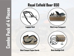 "4 PCS Accessories Combo Pack " Of Genuine Royal Enfield Bear 650 - Picture 1 of 1