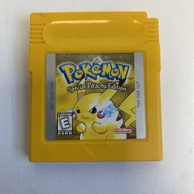 Pokémon Versión Amarilla Edición Especial Pikachu (Nintendo Game Boy, 1999) Foto 1 de 4