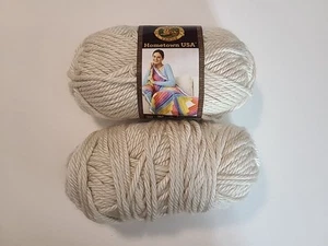 Lion Brand Hometown USA Super Bulky Yarn 2 Skeins Brand New Houston Cream - Picture 1 of 9