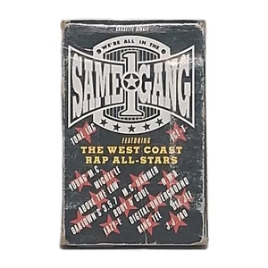We’re All In The Same Gang Cassette N.W.A. Eazy-E Ice-T Tone Loc Rare OOP G/EX - Picture 1 of 7
