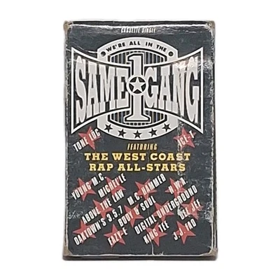 We’re All In The Same Gang Cassette N.W.A. Eazy-E Ice-T Tone Loc Rare OOP G/EX - Image 1 of 4