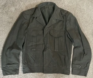 Giacca da campo vintage seconda guerra mondiale esercito americano IKE lana uomo oliva drab - Foto 1 di 10