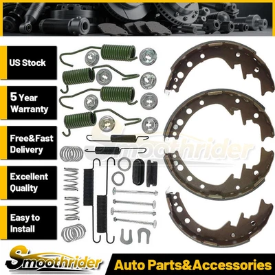 Kit de zapatas de freno trasero y herrajes para camioneta Toyota 1979 1980 1981 1982 1983 Foto 1 de 4