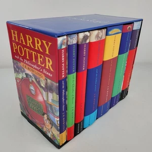 Harry Potter Complete Box Set Books 1-7 Hardcover Edition Bloomsbury Raincoast - Picture 1 of 23