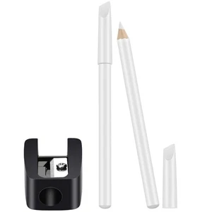 2 Pieces White Nail Pencil and Pencil Sharpener Set, 2 In1 Nail Whitening Under - Picture 1 of 6