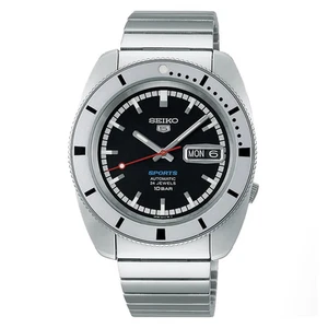 Seiko 5 Sports Re-edition Limited Edition Black Dial Watch SRPL05K1 - Picture 1 of 7