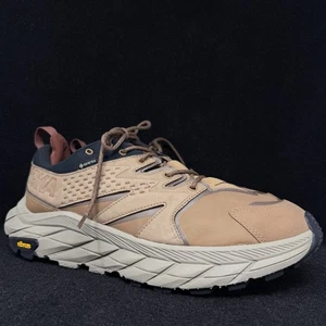Hoka One One Anacapa Low GTX Men’s Size 11.5 D Tigers Eye Tan Brown Hiking Shoes - Picture 1 of 10