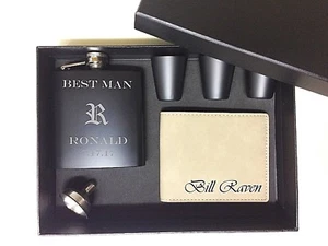 Groomsmen Gift Set of 5 Groomsman Gift Box Groomsmen Gift Personalized Gift Set - Picture 1 of 1