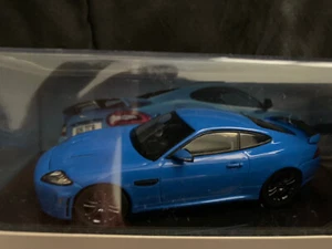 1:43 IXO Jaguar XK 2014 2015 2016 2017 2018 French Blue - Picture 1 of 1