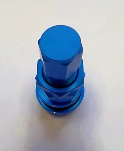 SINGLE 1x RAYS ENGINEERING FORGED BLUE VALVE STEM FOR VOLK RACING JDM WHEELS - Picture 1 of 1