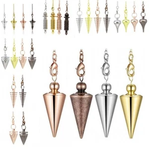 Metal Copper Healing Pendulum Energy Reiki Spiritual Pendant Dowsing Divination - Picture 1 of 25