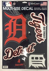 Detroit Tigers MLB Multi-Use Decals 11"X17" Sheet - Picture 1 of 1