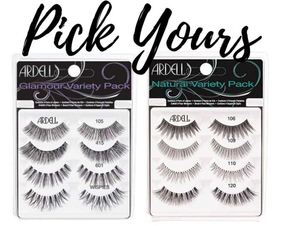 Ardell - 4 Pairs - Variety Pack - Glamour Variety / Natural Variety - Pick Yours - Image 1 of 1