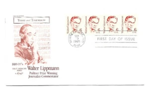 1849 6c Walter Lippmann Artmaster, FDC - Picture 1 of 1