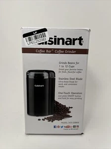 Cuisinart Coffee Grinder for coffee 12 Cups spices Stainless Steel Blade Black - Picture 1 of 2