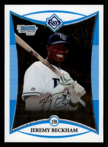 2008 Bowman Draft Picks & Prospects Jeremy Beckham #BDPP23  DP Tampa Bay Rays