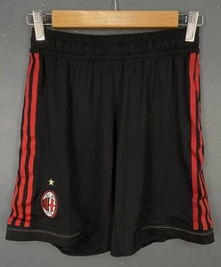 ADIDAS MEN'S AC MILAN 2012/2013 HOME SOCCER FOOTBALL SHORTS PANTALONES SIZE S - Picture 1 of 8