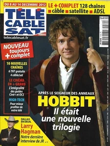 Télé Cable Sat N°1179 08/12/2012 "The Hobbit" Martin Freeman/ Hagman-Jr/ Lindon - Imagen 1 de 1