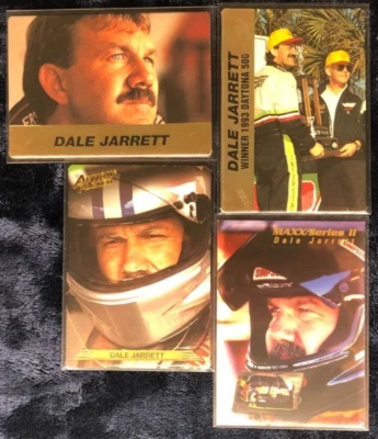 Dale Jarrett 4 NASCAR Cards - 1993, 1994 Action Packed - 1995 Maxx/Series II - Image 1 of 3