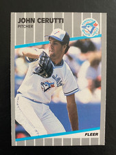 John CERUTTI 1989 Fleer  #228 Toronto Blue Jays