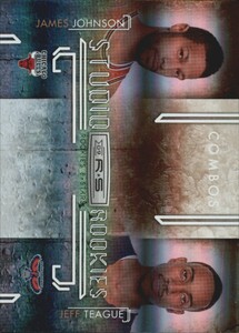 2009-10 R & S Studio Combo Rookies Holofoil Basketball Card #5 Johnson/Teague