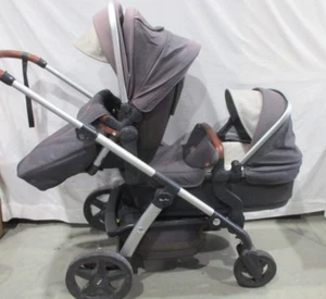 Silver Cross Tandem Pram & Stroller with Accessories - Picture 1 of 21