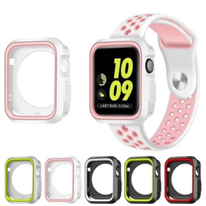 Accesorios de Goma para Apple Watch Ultra2 9 8 7 6 5 SE Funda Suave Silicona - Imagen 1 de 16