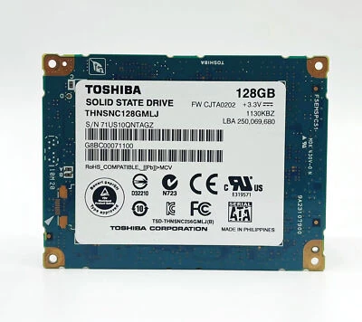 Toshiba 128GB THNSNC128GMLJ (1.8 ''128GB SATA-LIF) 1.8 "CE SSD - Image 1 of 4
