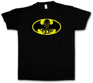 CAMISETA BATHULHU II Lovecraft Bruce Miskatonic Batman Universidad Logotipo Cthulhu - Imagen 1 de 1