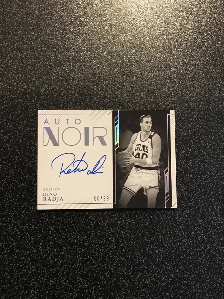 Autógrafo Dino Radja 2021 Panini Noir blanco y negro 50/99 Foto 1 de 3