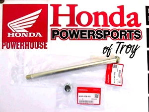 NEW OEM GENUINE HONDA SWINGARM PIVOT BOLT AND NUT 1999-2014 TRX400EX / TRX400X - Picture 1 of 2